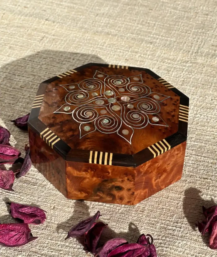 Wooden Jewelry Box, Decorative Box for Office and Living Room, Wooden Storage Chest, Keepsake Box, Gift for Wood Lovers