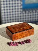 Handmade Wooden Jewelry Box | Luxury Souvenir Gift | Elegant Cigar Storage | Natural Wood Tea Organizer