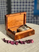 Handmade Wooden Jewelry Box | Luxury Souvenir Gift | Elegant Cigar Storage | Natural Wood Tea Organizer