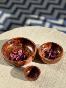 Handmade Thuya Wood Bowl Set – The Perfect Blend of Elegance and Nature