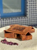 Handcrafted Secret Opening Wooden Jewelry Box,Unique Trinket Box,Wood Puzzle Box,Large Jewelry Box,Secret Compartment Box,Decorative Box
