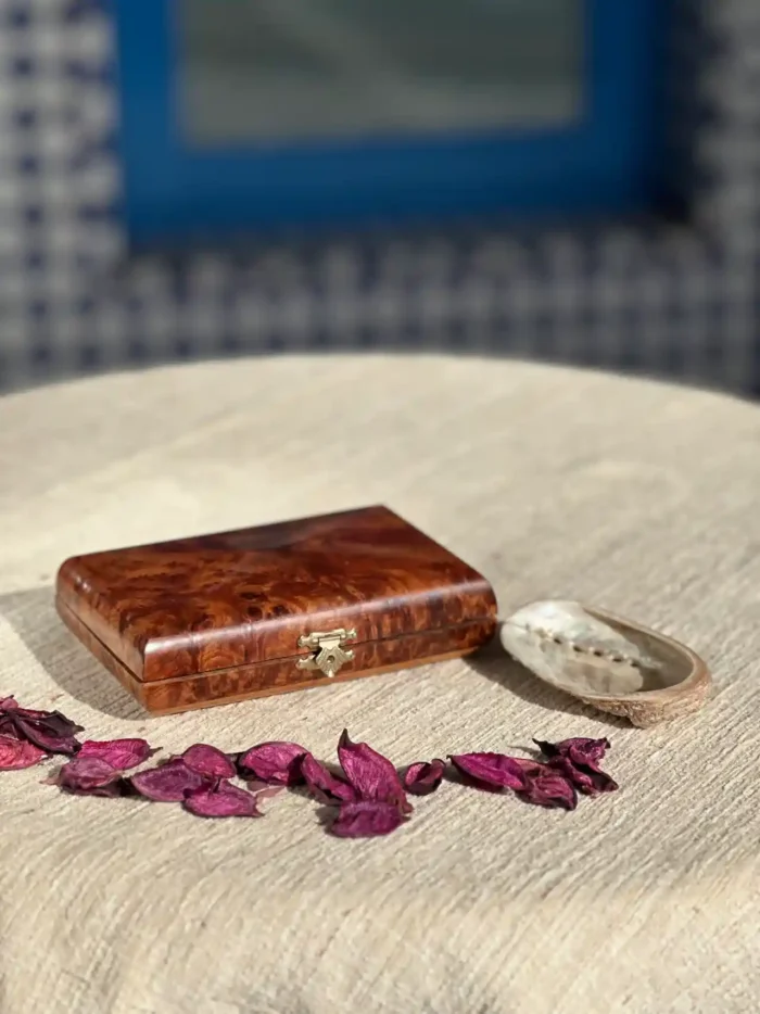 Moroccan Handmade Thuya Wood Dominoes Game – A Timeless Treasure - Image 2