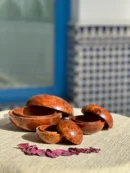 Three Handmade Thuya Burl Wood Boxes, Moroccan Pebble Boxes, Best Gifts, Jewelry Boxes, Trinket Boxes