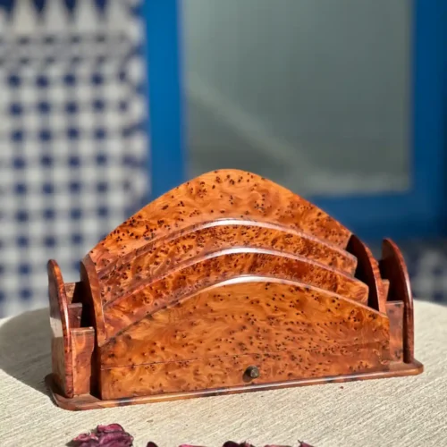 Handmade Wooden Mail and Document Organizer - An Elegant Office Storage Solution