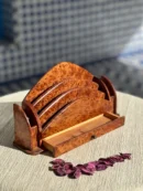 Handmade Wooden Mail and Document Organizer - An Elegant Office Storage Solution