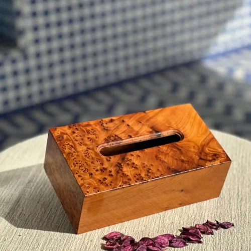 Unique Handmade Moroccan Decoration, Luxurious Thuya Wood Tissue Box, Moroccan Decor, Paper Tissue Box for Car