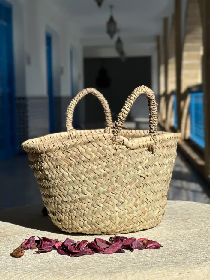 Lot de 2 Paniers 100% Naturels en Doum – L’Authenticité Multipliée - Image 2