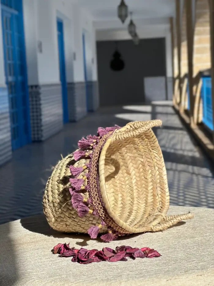 Doum and Wool Tote Bag – Natural Elegance and Comfort for Every Day - Image 3
