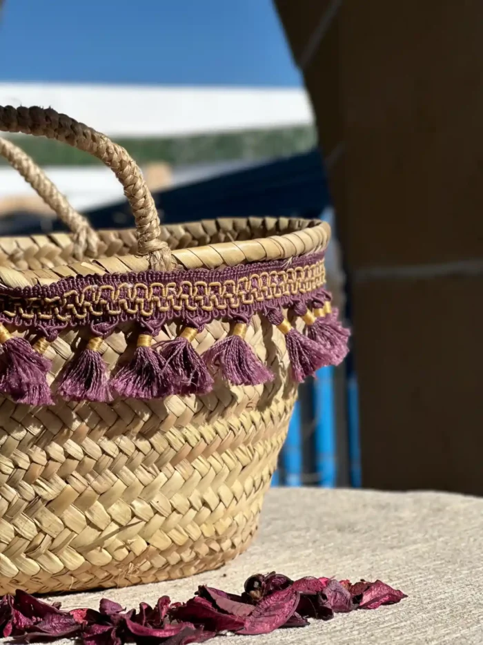 Doum and Wool Tote Bag – Natural Elegance and Comfort for Every Day - Image 4