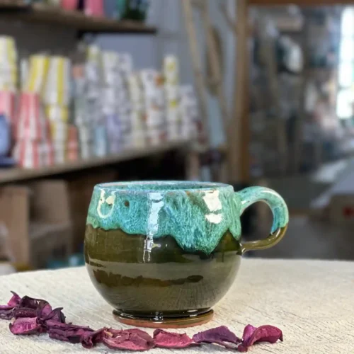 Set of 2 Handcrafted Ceramic Mugs – Unique Designs