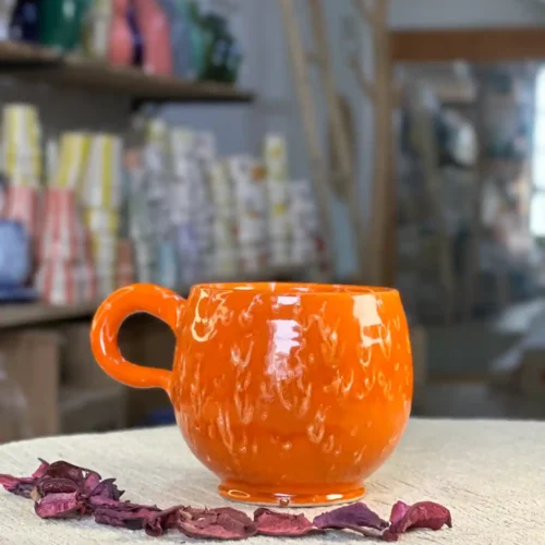 Set of 2 Handcrafted Ceramic Mugs – Unique Designs