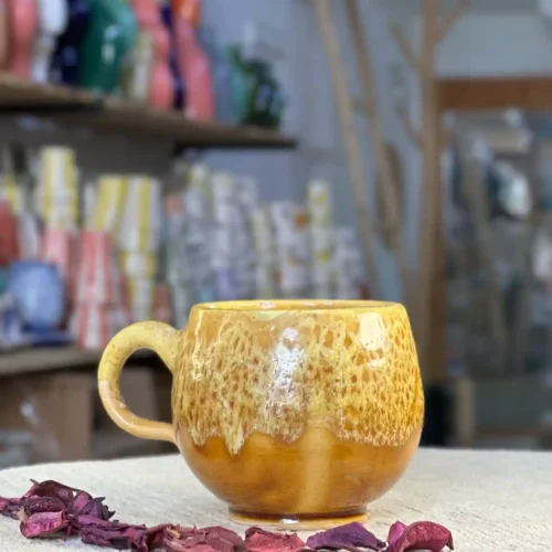 Set of 2 Handcrafted Ceramic Mugs – Unique Designs