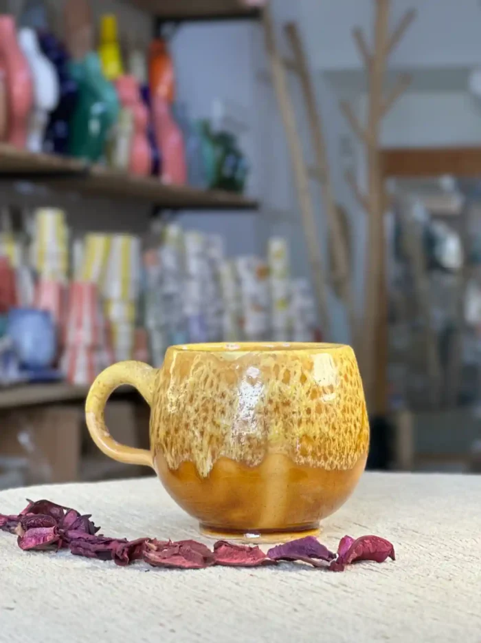 Set of 2 Handcrafted Ceramic Mugs – Unique Designs - Image 7