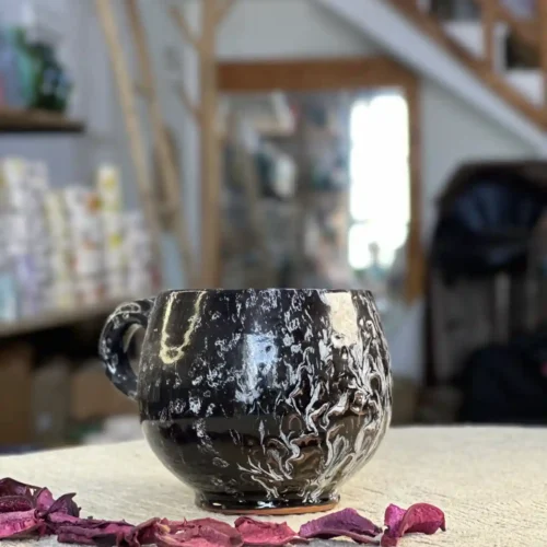 Set of 2 Handcrafted Ceramic Mugs – Unique Designs