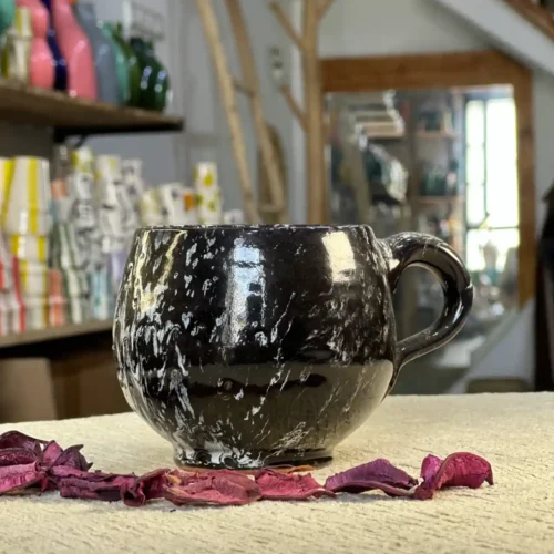 Set of 2 Handcrafted Ceramic Mugs – Unique Designs