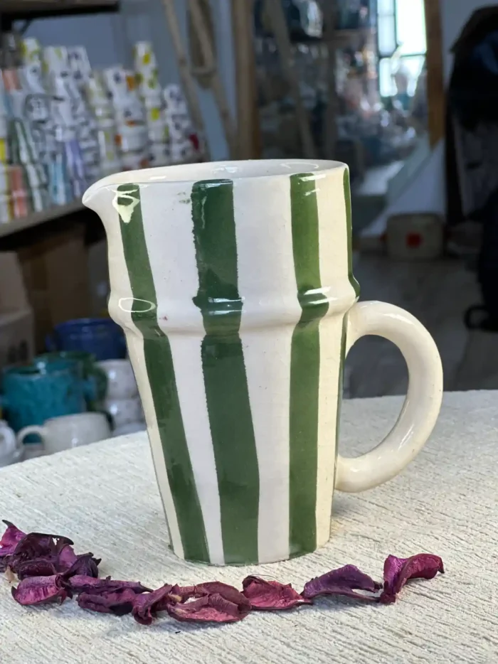 Striped Ceramic Mug – A Sensory Journey with Every Sip - Image 6