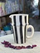 Striped Ceramic Mug – A Sensory Journey with Every Sip