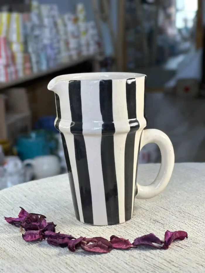 Striped Ceramic Mug – A Sensory Journey with Every Sip - Image 3