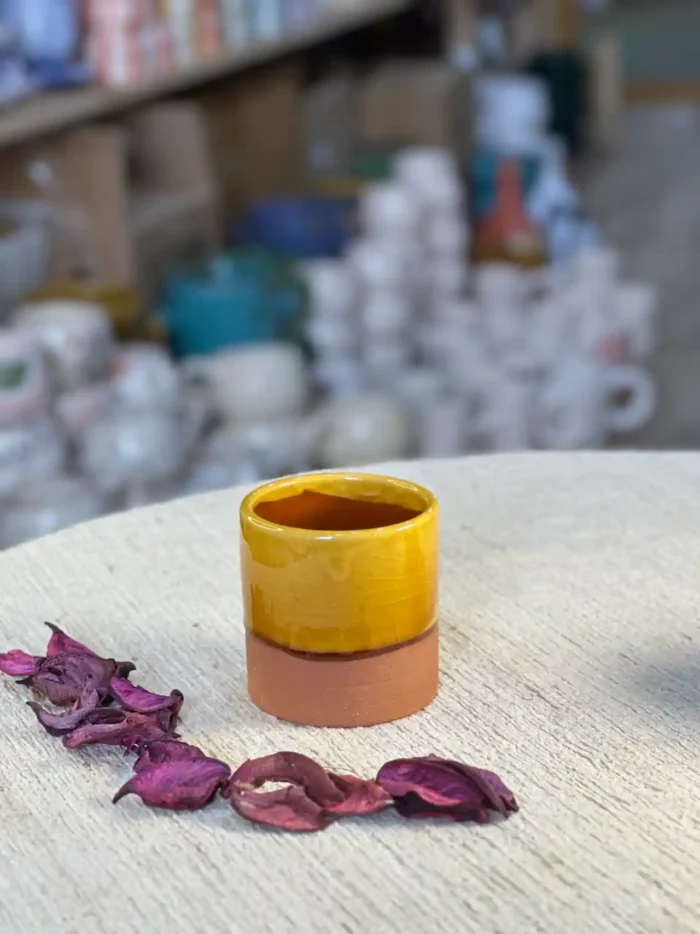 Set of 6 Handcrafted Ceramic Cups – Elegance and Authenticity at Your Table - Image 3