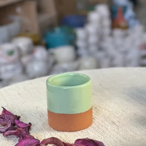 Set of 6 Handcrafted Ceramic Cups – Elegance and Authenticity at Your Table