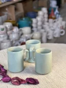 Set of 3 Ceramic Cups – Simplicity and Elegance in Color