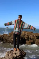 Multicolored Moroccan Jacket – A Fusion of Tradition and Modernity