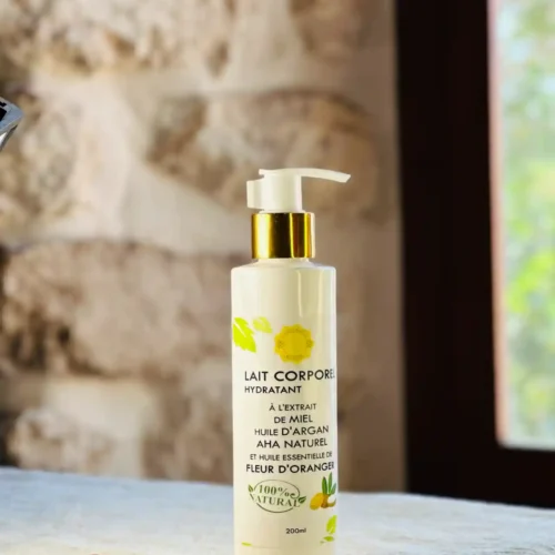Moisturizing Body Lotion – Honey, Argan Oil & Orange Blossom – 100% Natural – Pack of 3 (200 ml)