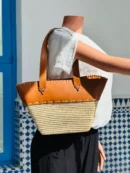 Raffia Bag with Leather Touch – Your Everyday Outdoor Essential