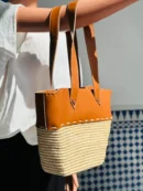 Raffia Bag with Leather Touch – Your Everyday Outdoor Essential